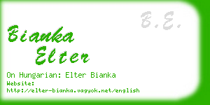 bianka elter business card